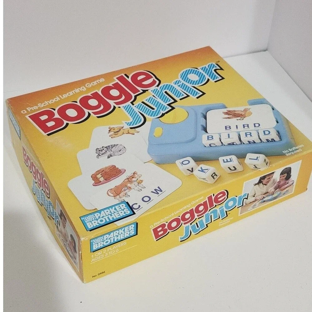 Vintage 1988 Boggle Junior Learning‎ Game COMPLETE | 1980s board game